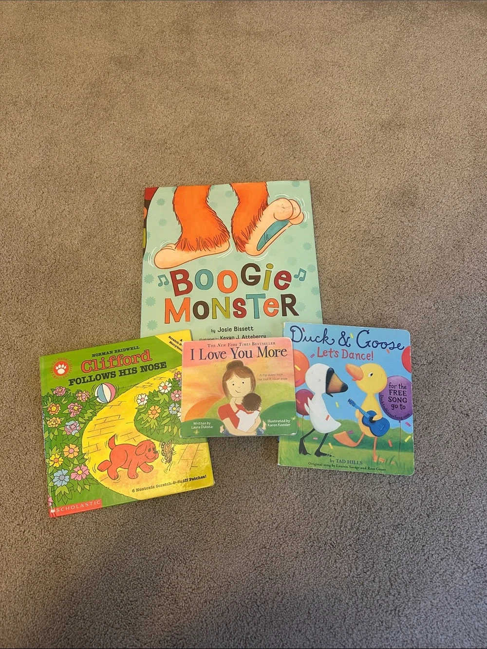 Boogie Monster Kids Board Book - Green/Orange